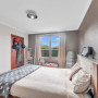 Neutral bedroom featuring Resene Armadillo and Pearl