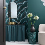 Teal space painted in Resene Top Notch