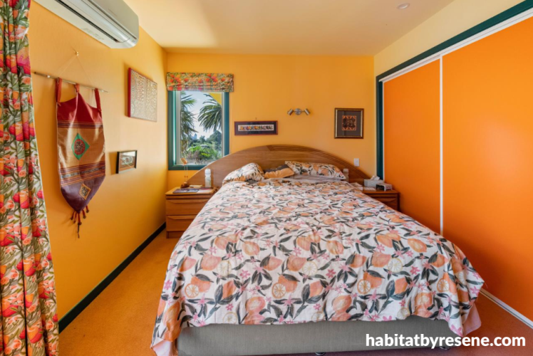 Orange bedroom