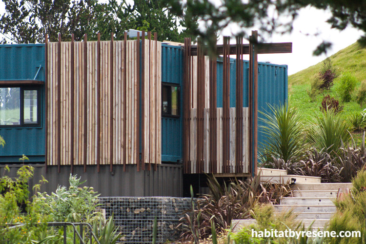 House exterior featuring Resene Tangaroa