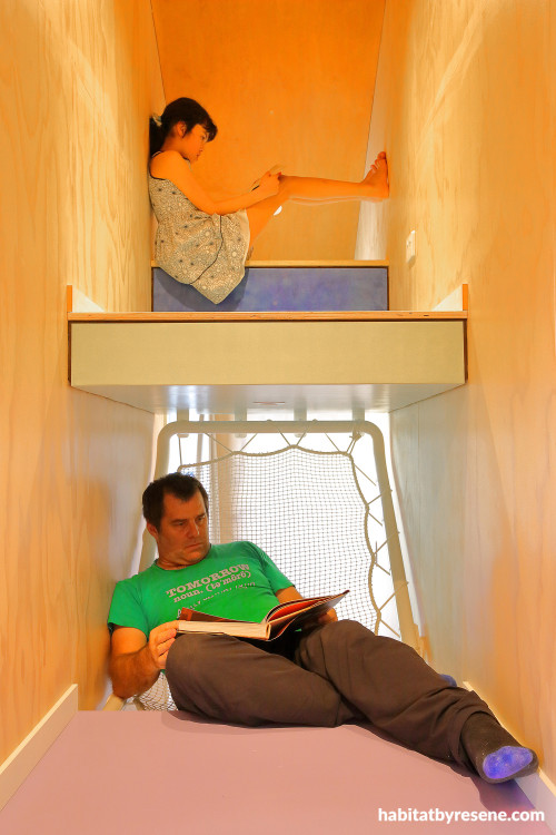 Play area featuring Resene Zoop De Loop, Unicorn and Soft Apple