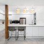 Kitchen painted in white Resene Half Alabaster