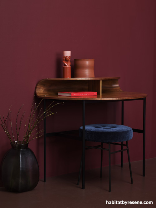A red office