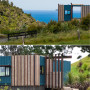 House exterior featuring deep marine blue Resene Tangaroa
